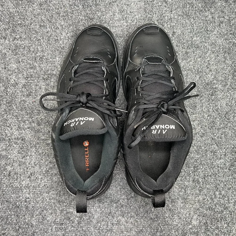 Nike Air‎ Monarch IV Athletic Shoes Men's Size 13 Black Leather Comfort Walking